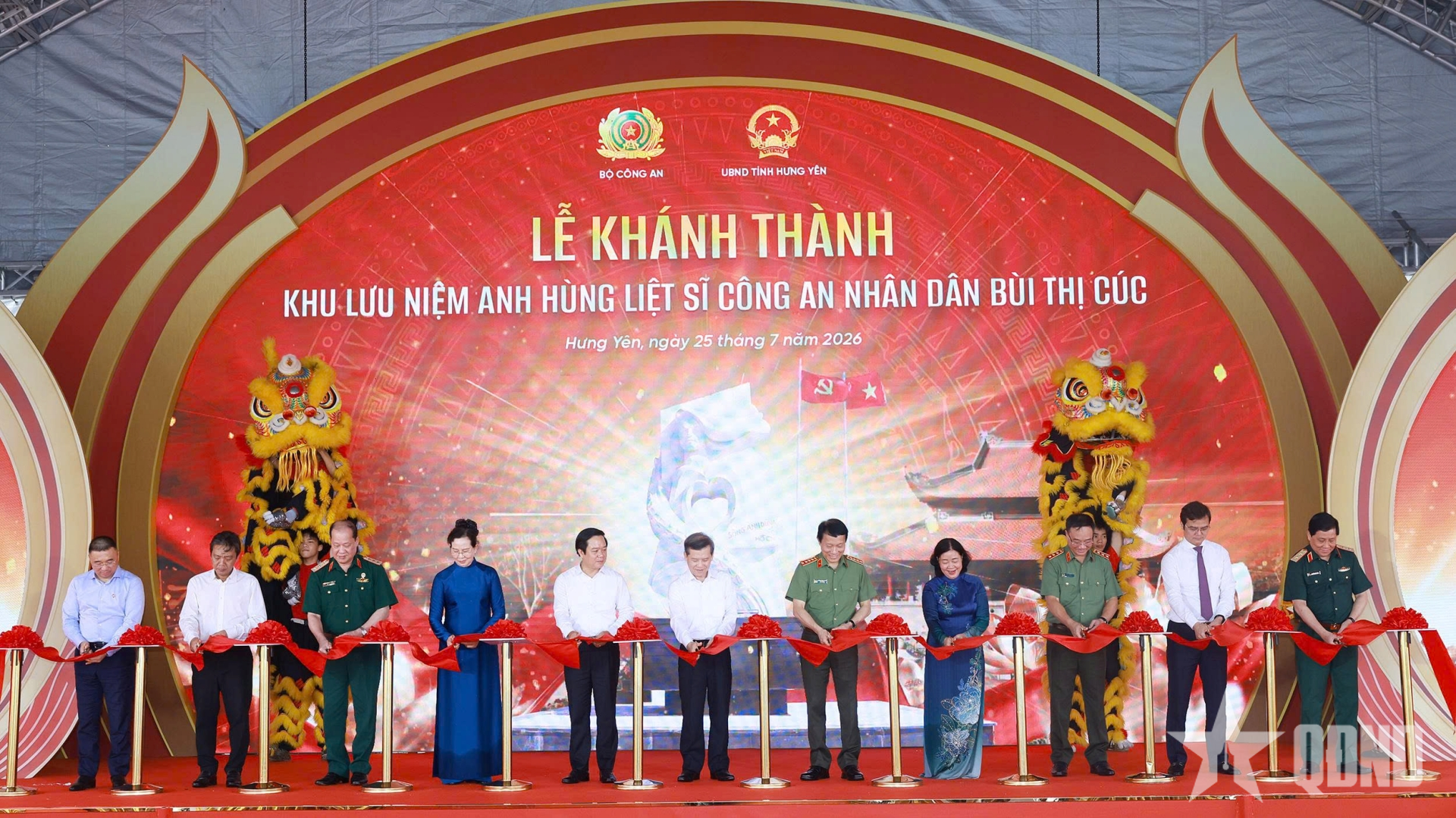 Khánh thành Khu lưu niệm Anh hùng liệt sĩ Công an nhân dân Bùi Thị Cúc